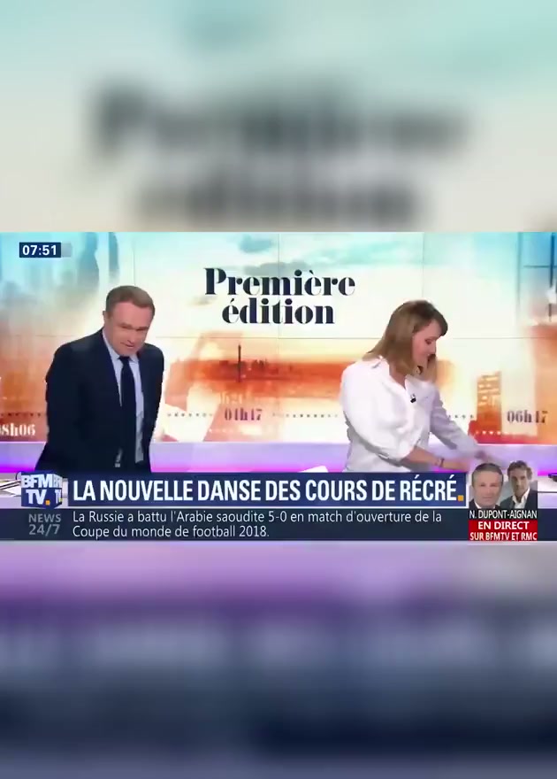 La danse Fortnite sur BFMTV