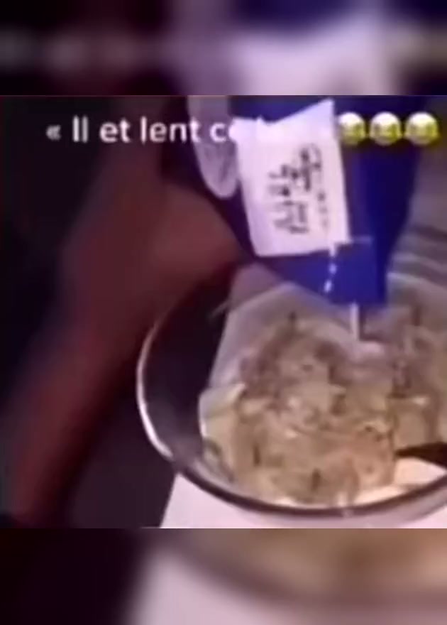 Il est lent ce lait